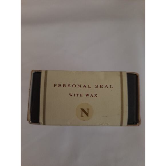 Past Times brand Personal Seal Set with Wax Letter “N” - Picture 3 of 3